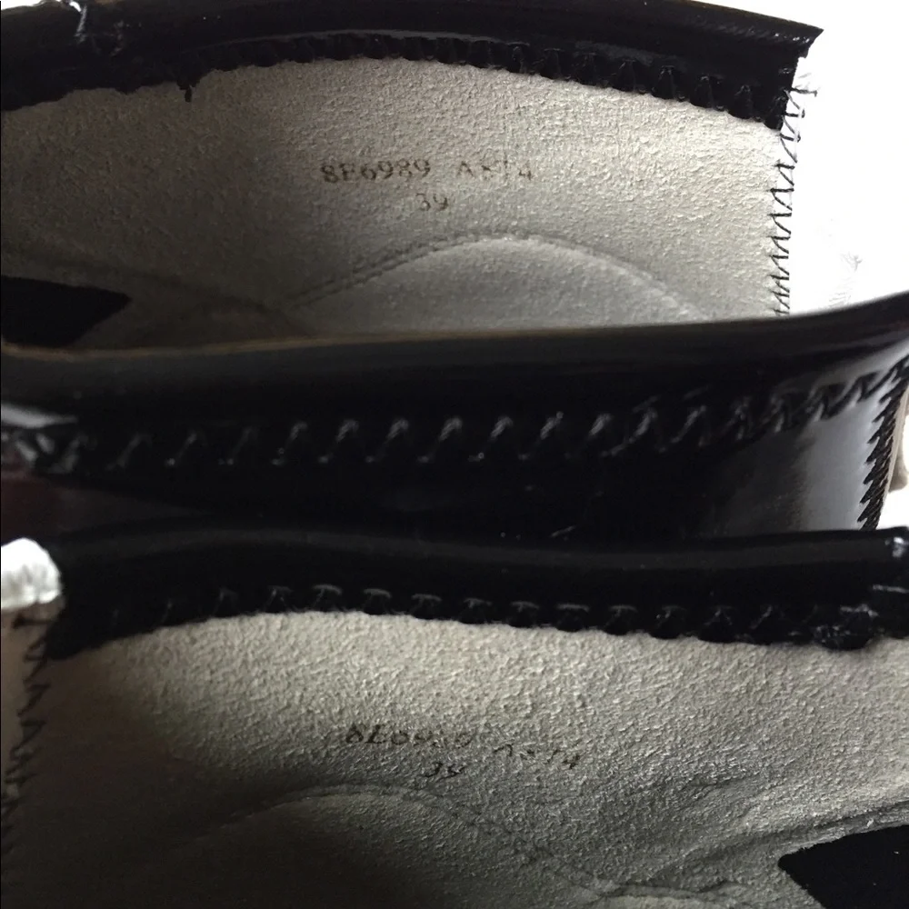 Fendi Ffluid Mid Top Glossy Sneakers Black Womens 9 US 39 EU New In Box Auth - Picture 11 of 13